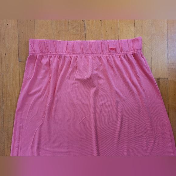 LEVI'S Women's Small Pink Long Skirt w/Elastic Waist - Picture 8 of 11